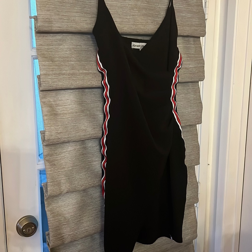 Black with some de red and white stripes